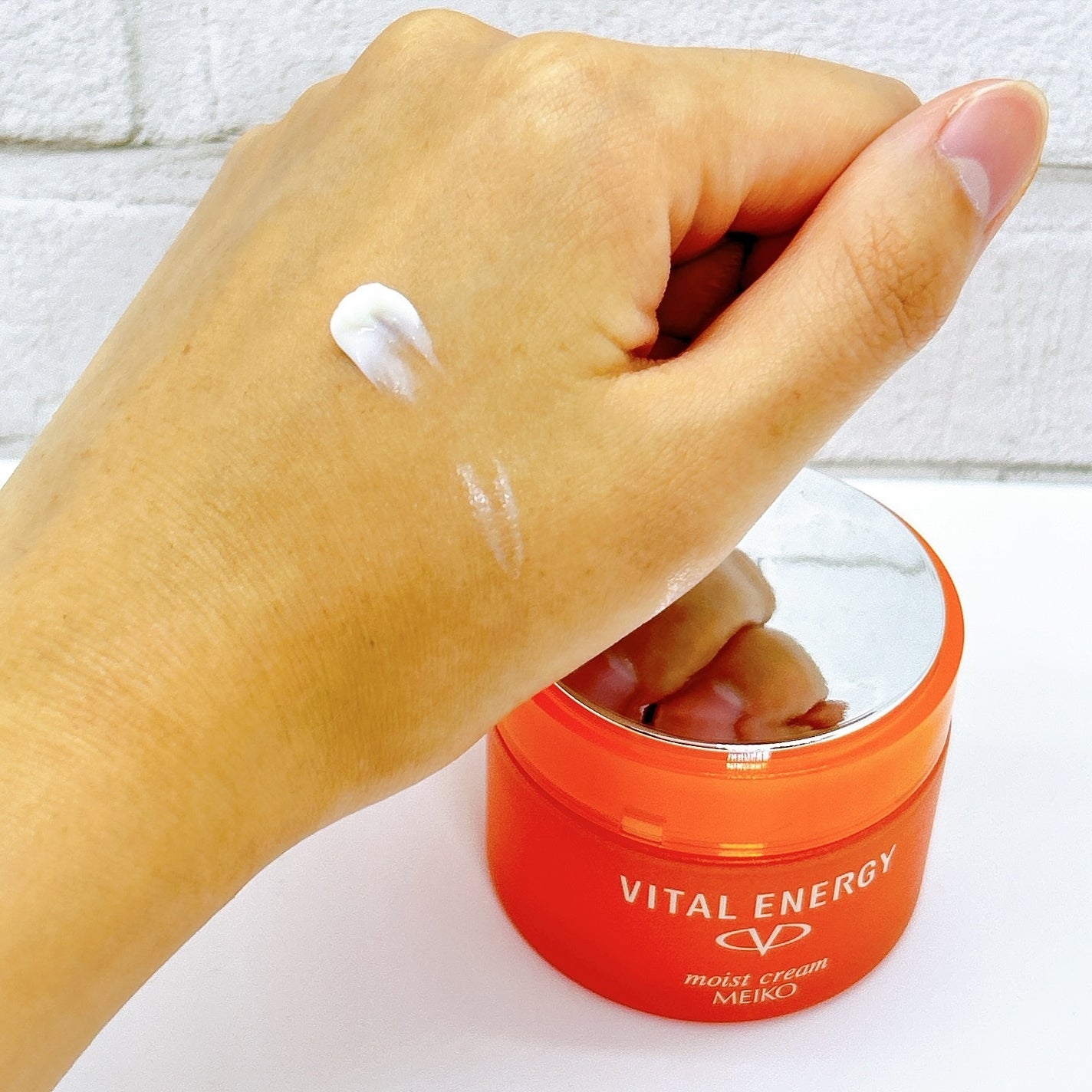 バイタルエナジー モイストクリーム/メイコー化粧品/フェイスクリームを使ったクチコミ(4枚目)