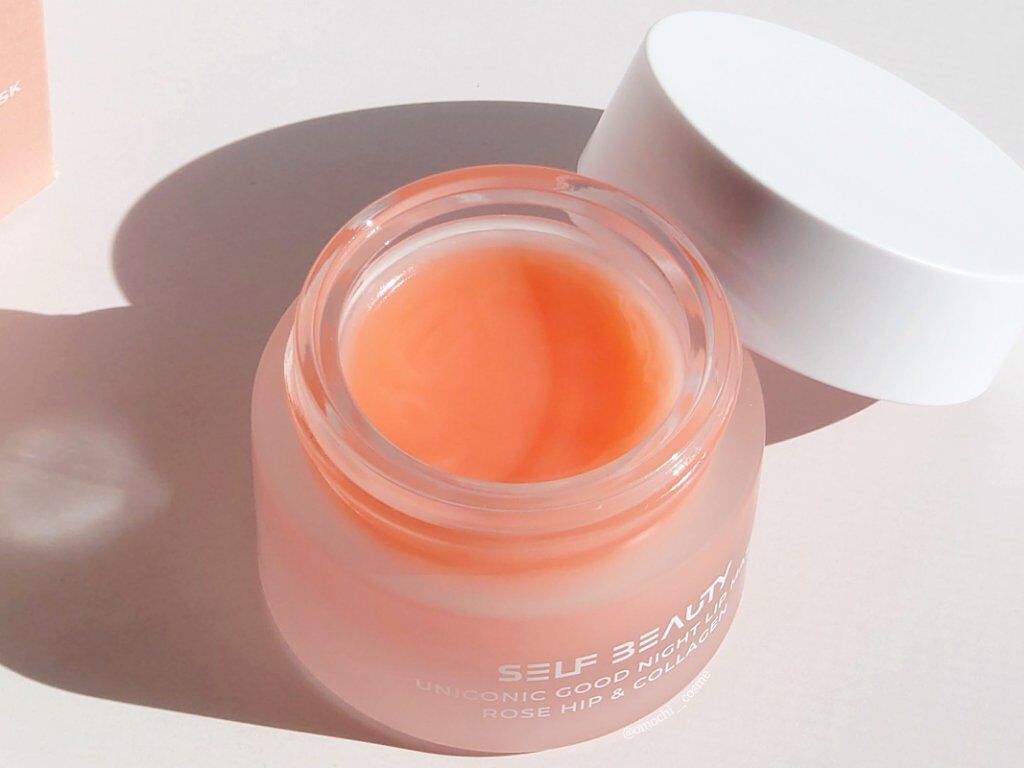 ユニコーングッドナイトリップマスク ローズヒップ&コラーゲン/SELF BEAUTY/リップマスクを使ったクチコミ（3枚目）
