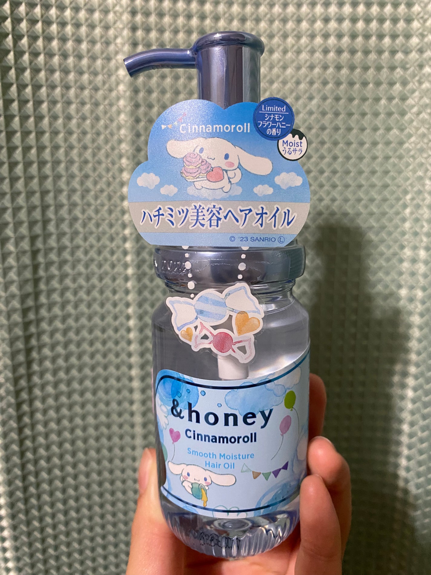 シナモロール スムースモイスチャー ヘアオイル2023ver./&honey/ヘアオイルを使ったクチコミ(1枚目)