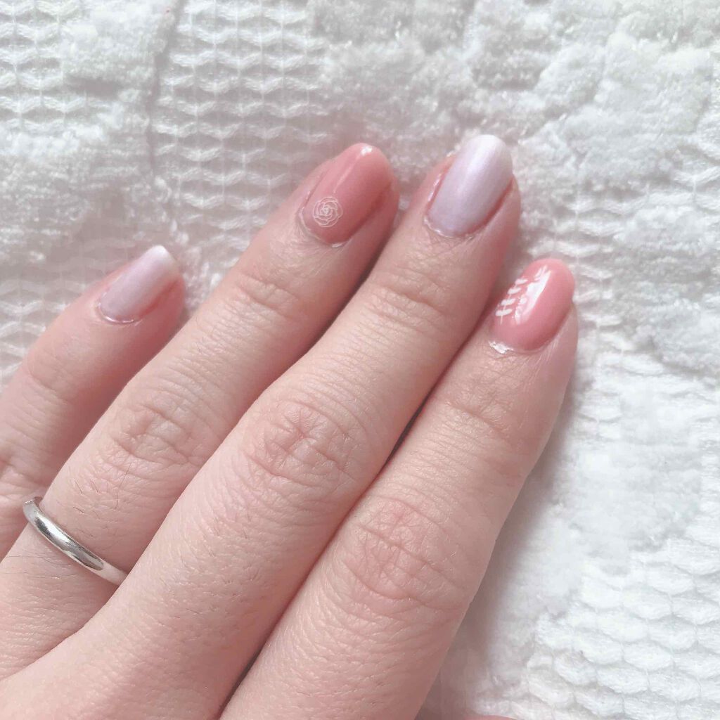 BWポリジェリカプレミアム 3in1 ピーチピンク/ビューティーワールド/ジェルネイルを使ったクチコミ（2枚目）