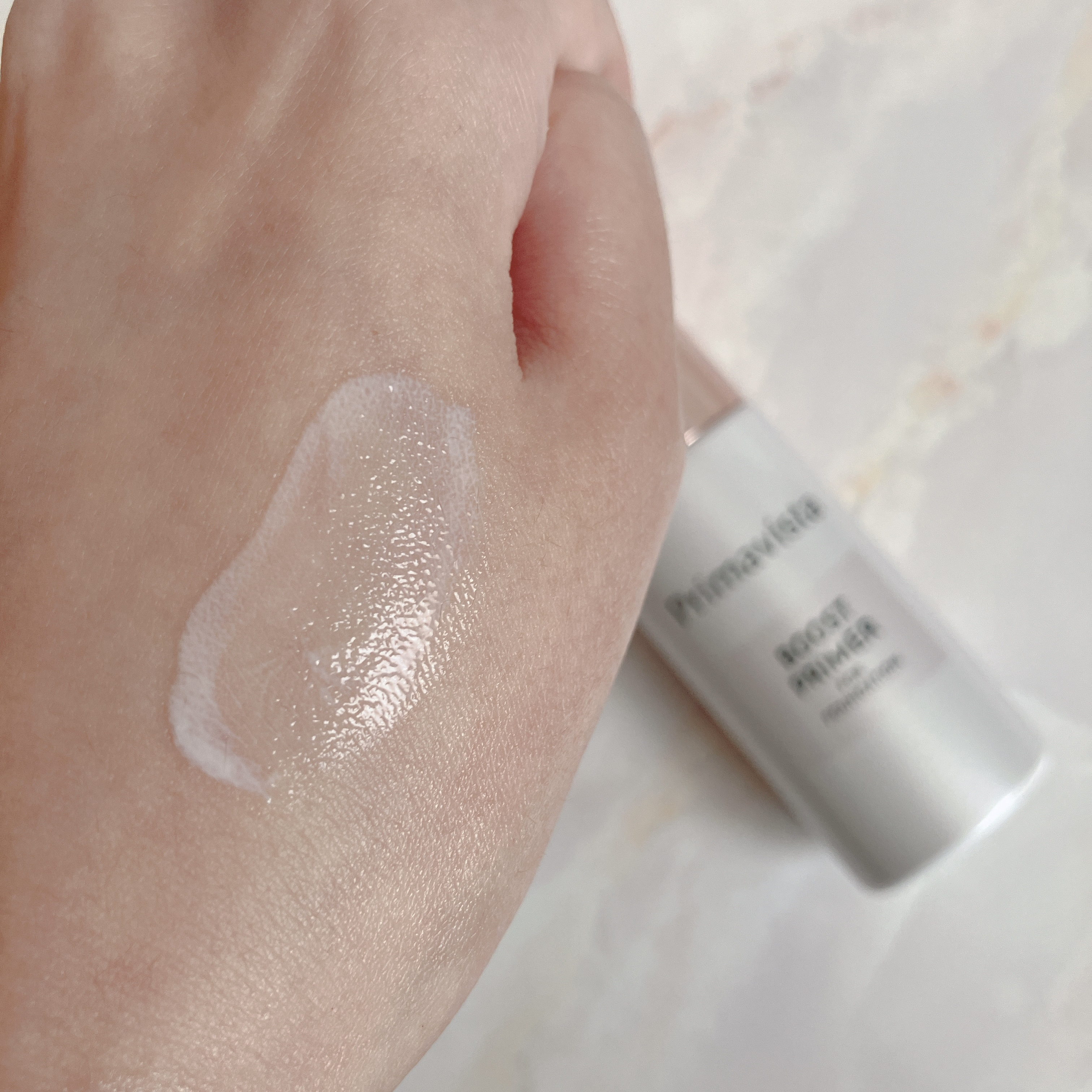 ファンデブースト<皮脂くずれ防止>/プリマヴィスタ/化粧下地を使ったクチコミ（3枚目）