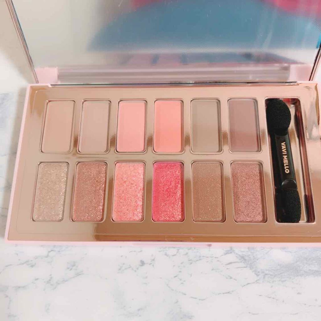 バレンタインボックス3ローズモーメント/VAVI MELLO/アイシャドウパレットを使ったクチコミ（3枚目）