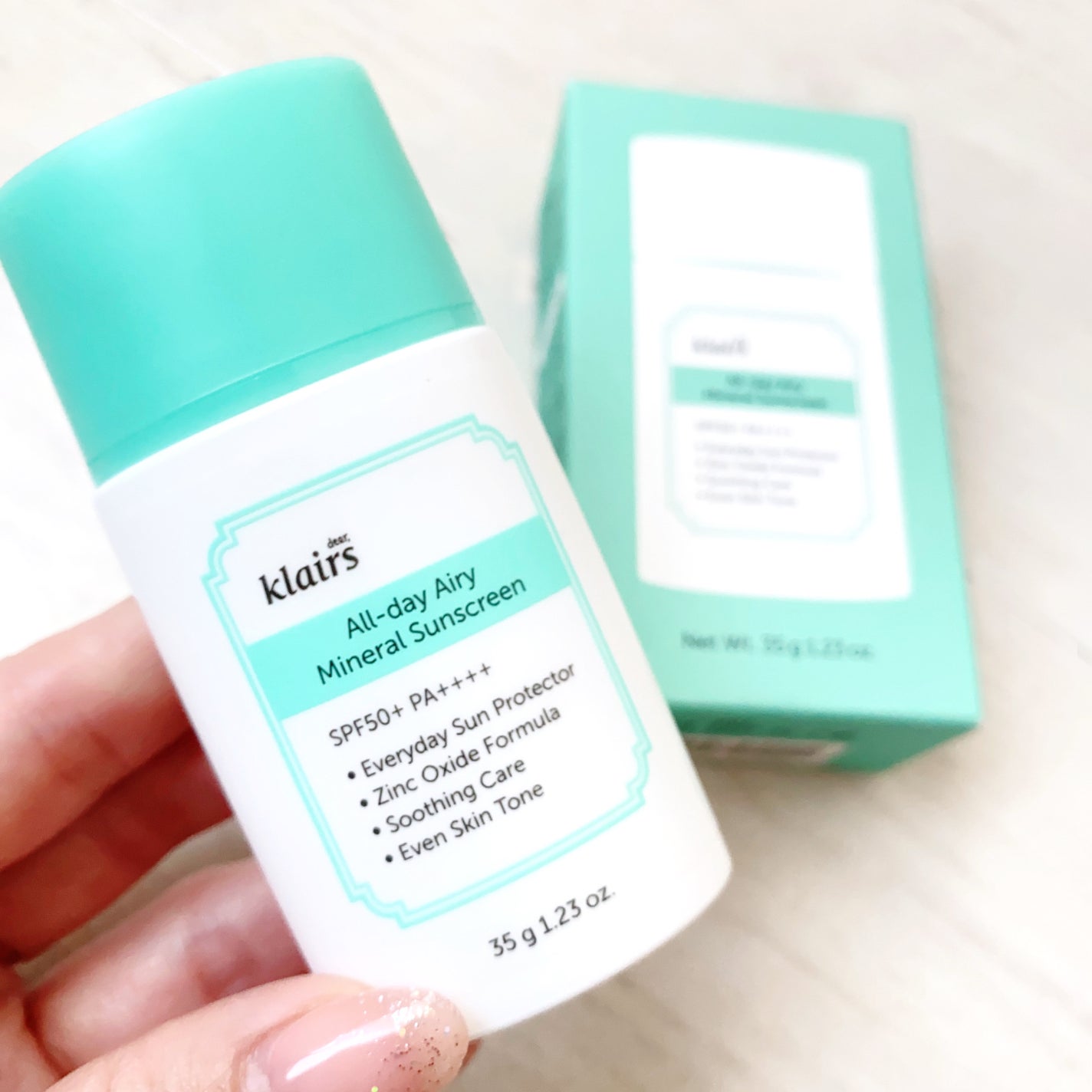 All-day エアリーミネラルサンスクリーン/Klairs/日焼け止めクリームを使ったクチコミ(1枚目)