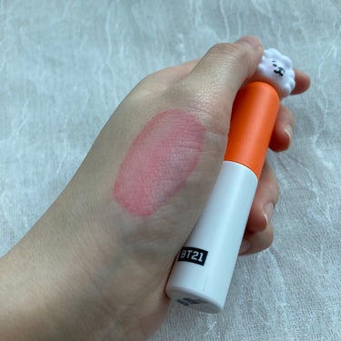 BT21 × VT Cosmetic glow  lip lacquer/VT/リップグロスを使ったクチコミ（6枚目）