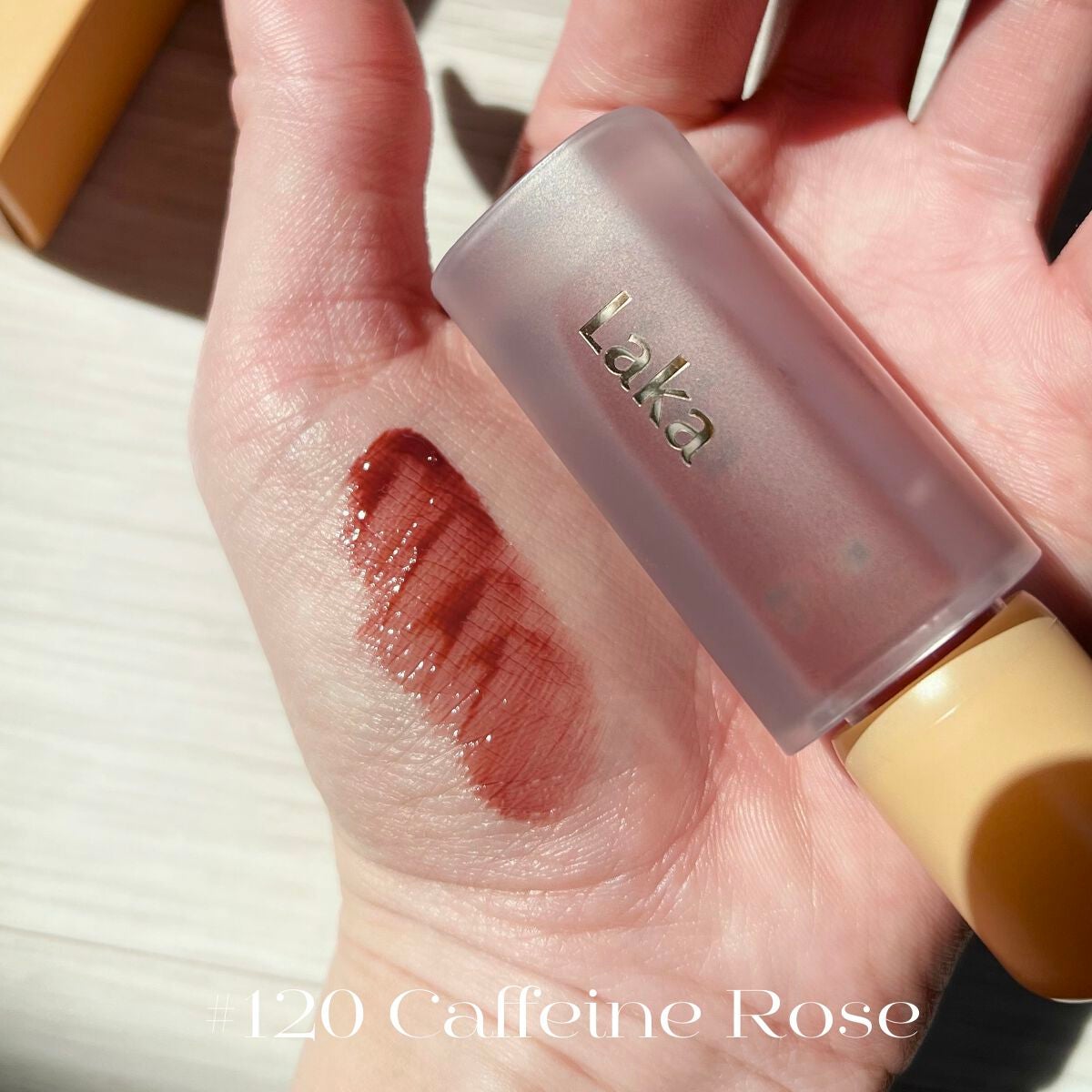 フルーティーグラムティント/Laka/リップティントを使ったクチコミ(2枚目)