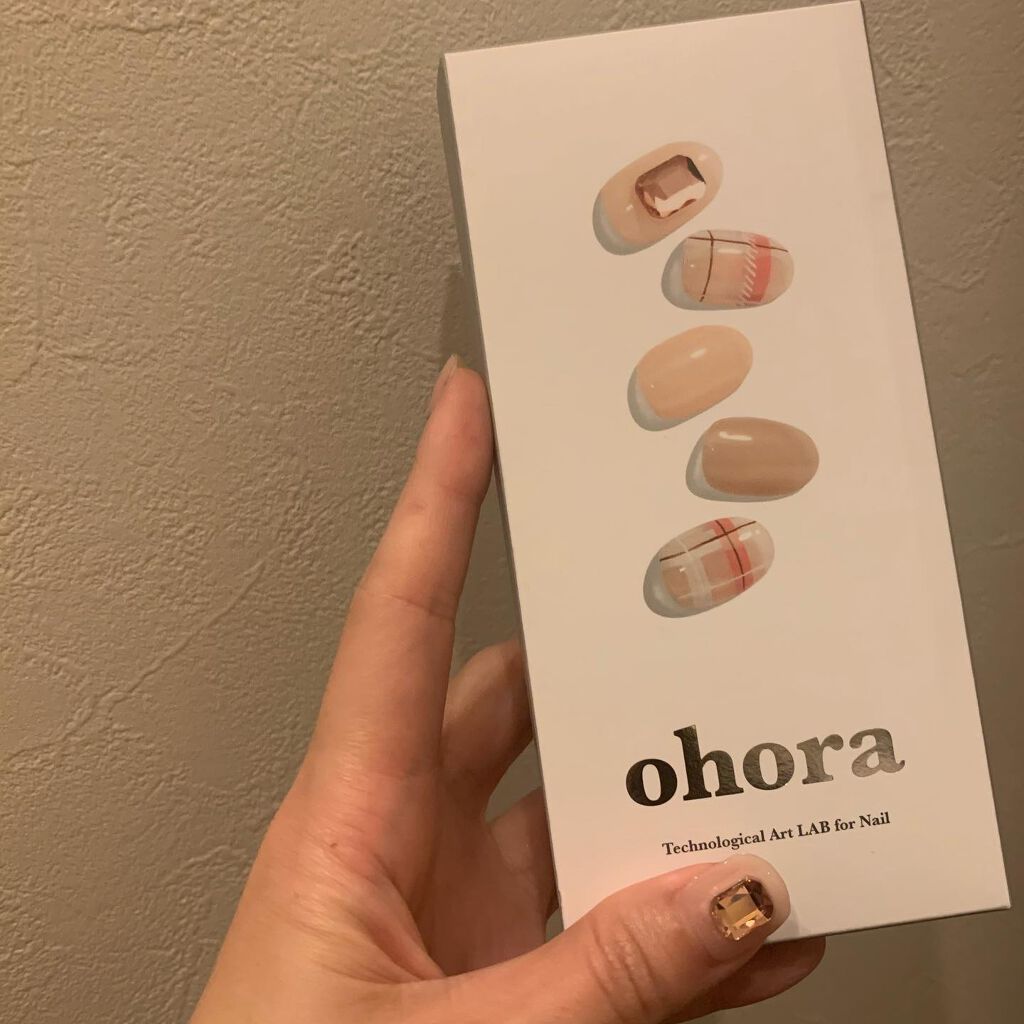 セミキュアジェルネイル（ハンド）/ohora/ネイルシールを使ったクチコミ（1枚目）