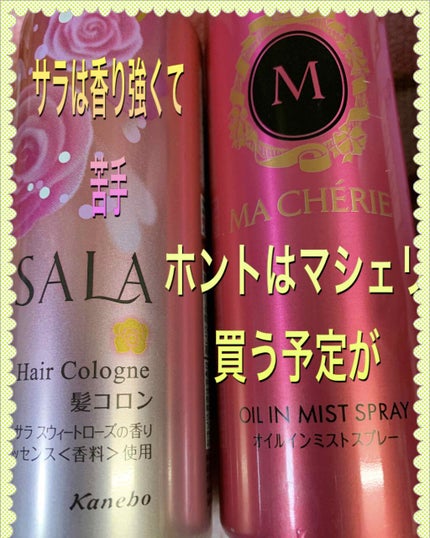 髪コロンB(サラ スウィートローズの香り)/SALA/ヘアミストを使ったクチコミ(4枚目)