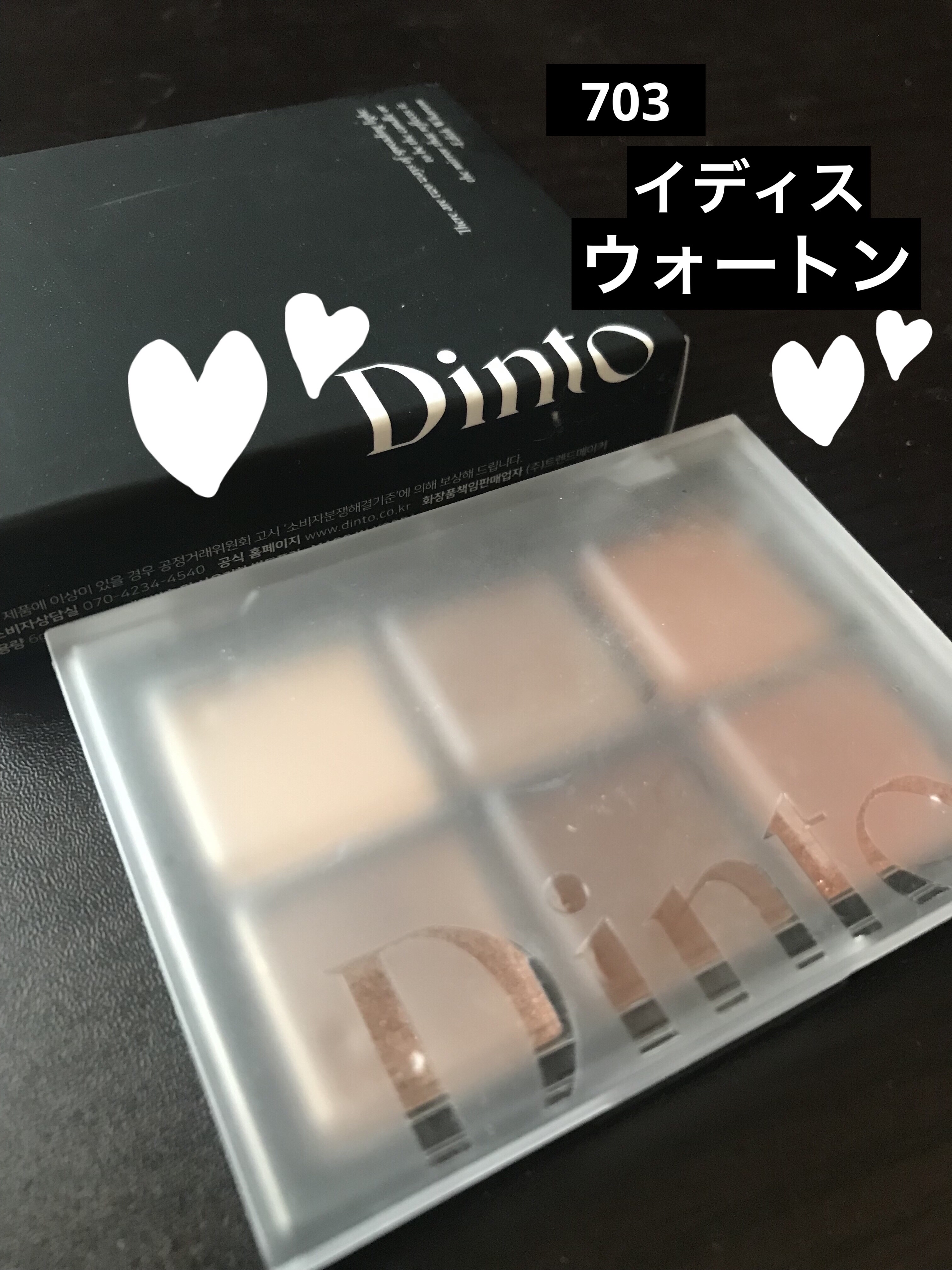 ブラーフィニシュシャドウパレット/Dinto/アイシャドウパレットを使ったクチコミ（1枚目）