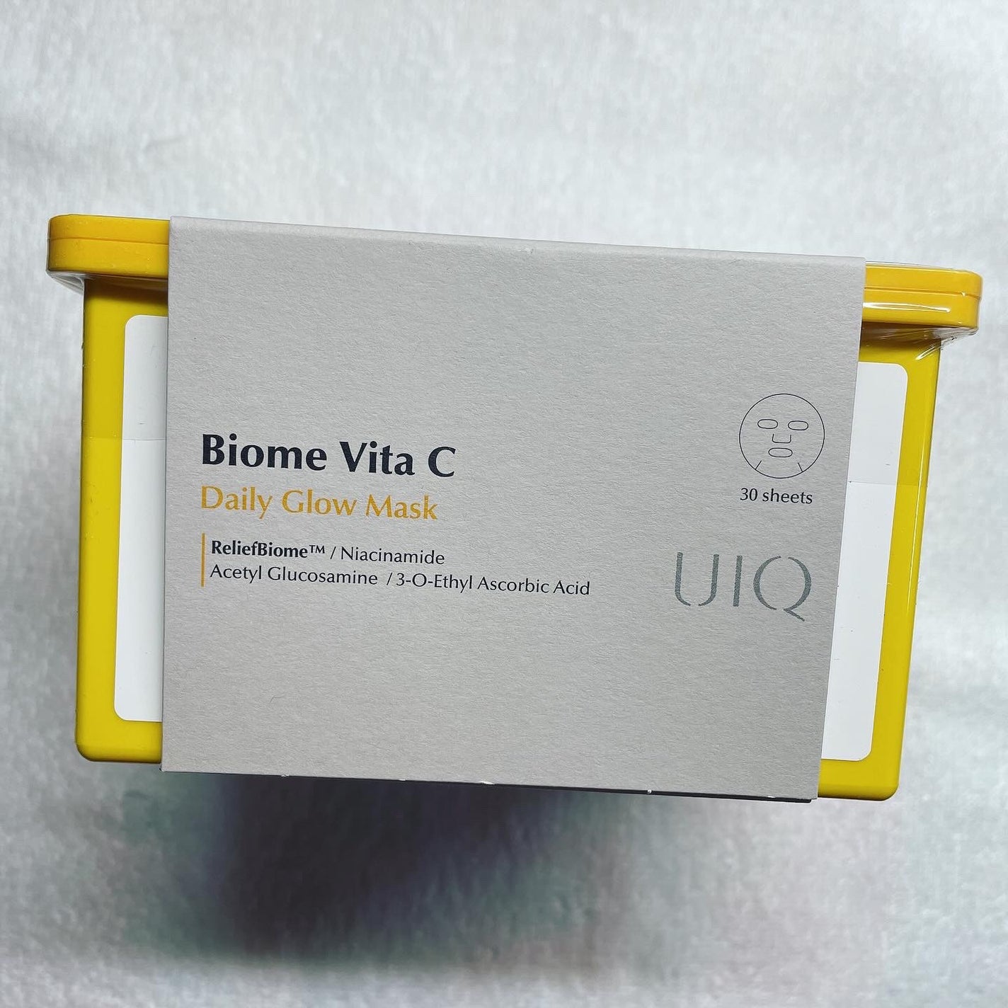 バイオームビタCグローデイリーシートマスク/UIQ/シートマスク・パックを使ったクチコミ(1枚目)