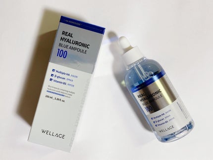 リアルヒアルロニックブルーアンプル 100/Wellage/美容液を使ったクチコミ(7枚目)
