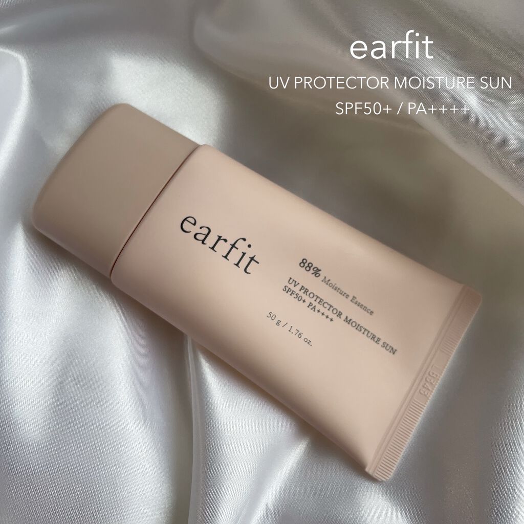 UVプロテクターモイスチャーサン/earfit/日焼け止めクリームを使ったクチコミ(1枚目)