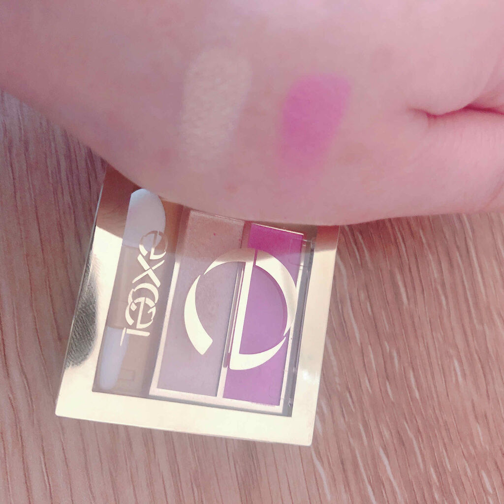 デュアルアイシャドウ N/excel/アイシャドウパレットを使ったクチコミ（2枚目）