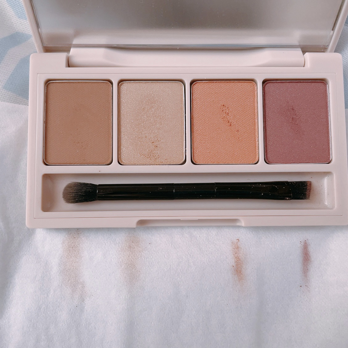 足しパレ 05 抜け感アイブロウ/Fujiko/アイシャドウパレットを使ったクチコミ（2枚目）