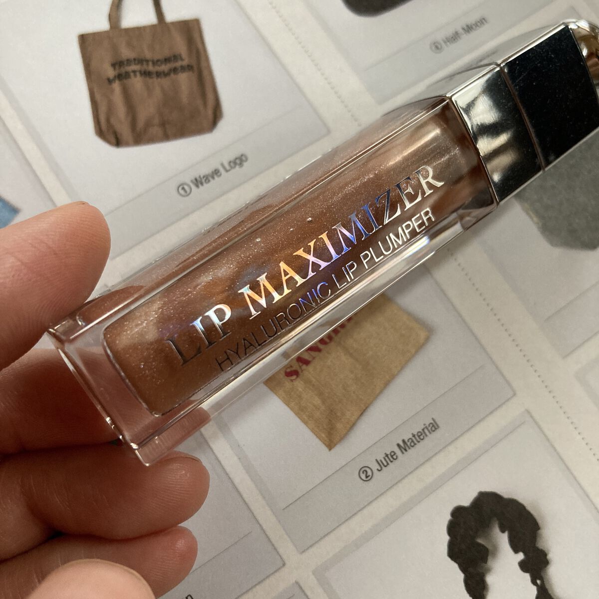 【旧】ディオール アディクト リップ マキシマイザー 016 シマー ヌード（生産終了）/Dior/リップグロスを使ったクチコミ（1枚目）