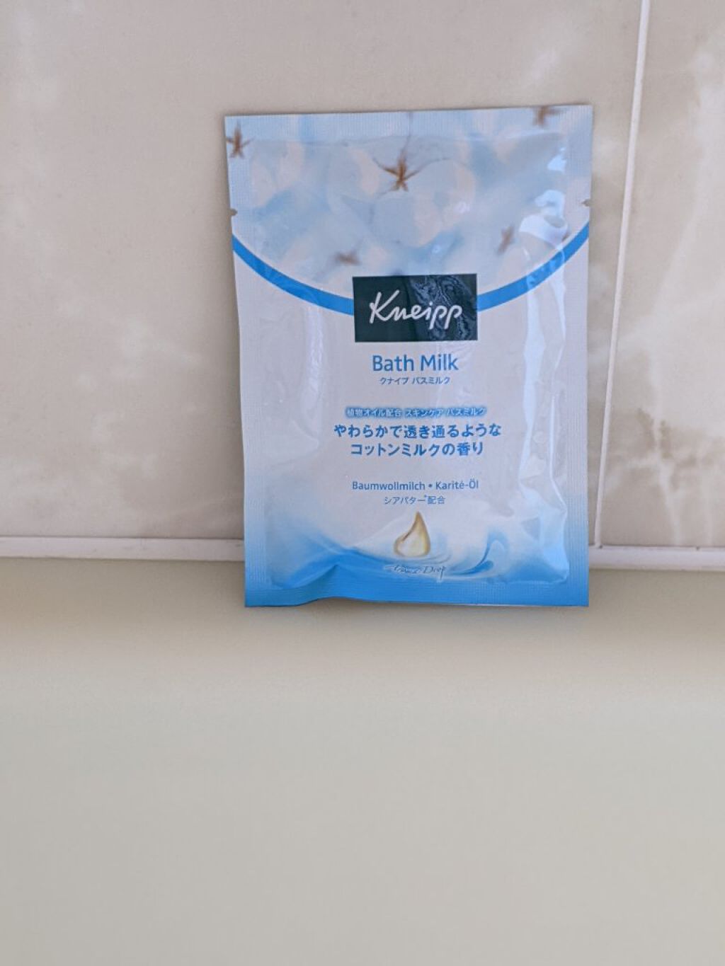 バスミルク コットンミルクの香り 40mL/クナイプ/入浴剤を使ったクチコミ（1枚目）