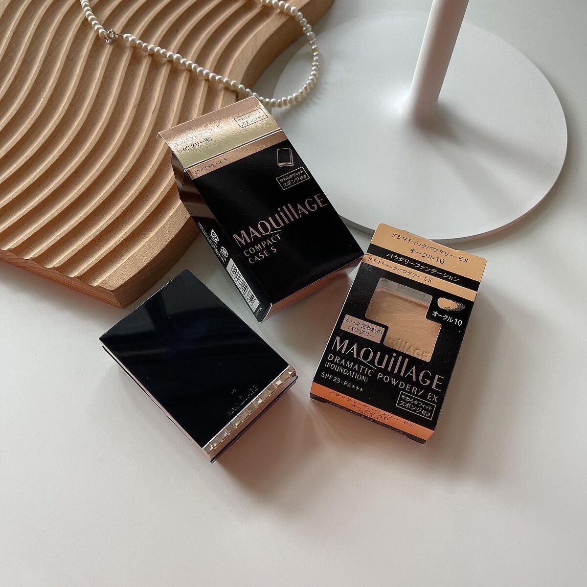 ドラマティックパウダリー EX/マキアージュ/パウダーファンデーションを使ったクチコミ（1枚目）