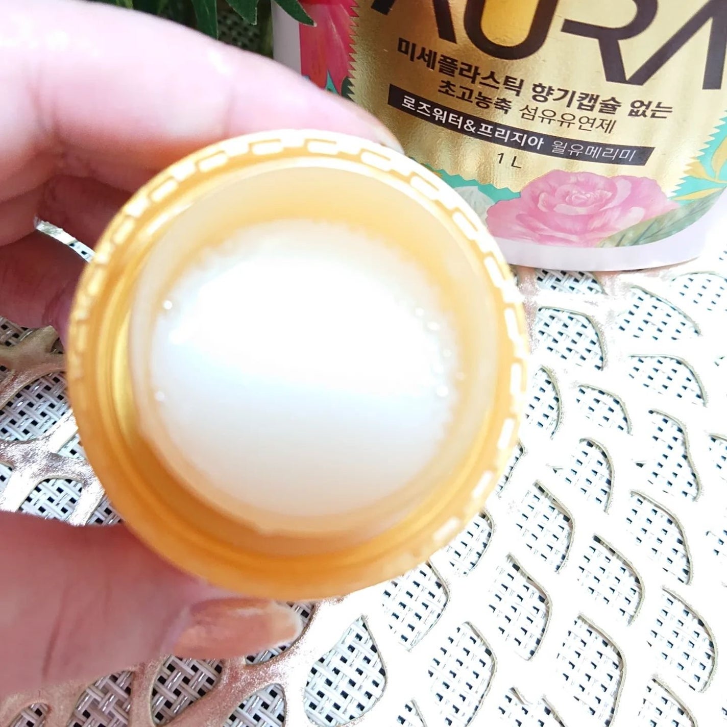 香りサフロン AURA 柔軟仕上げ剤/トイレタリージャパンインク/柔軟剤を使ったクチコミ(2枚目)