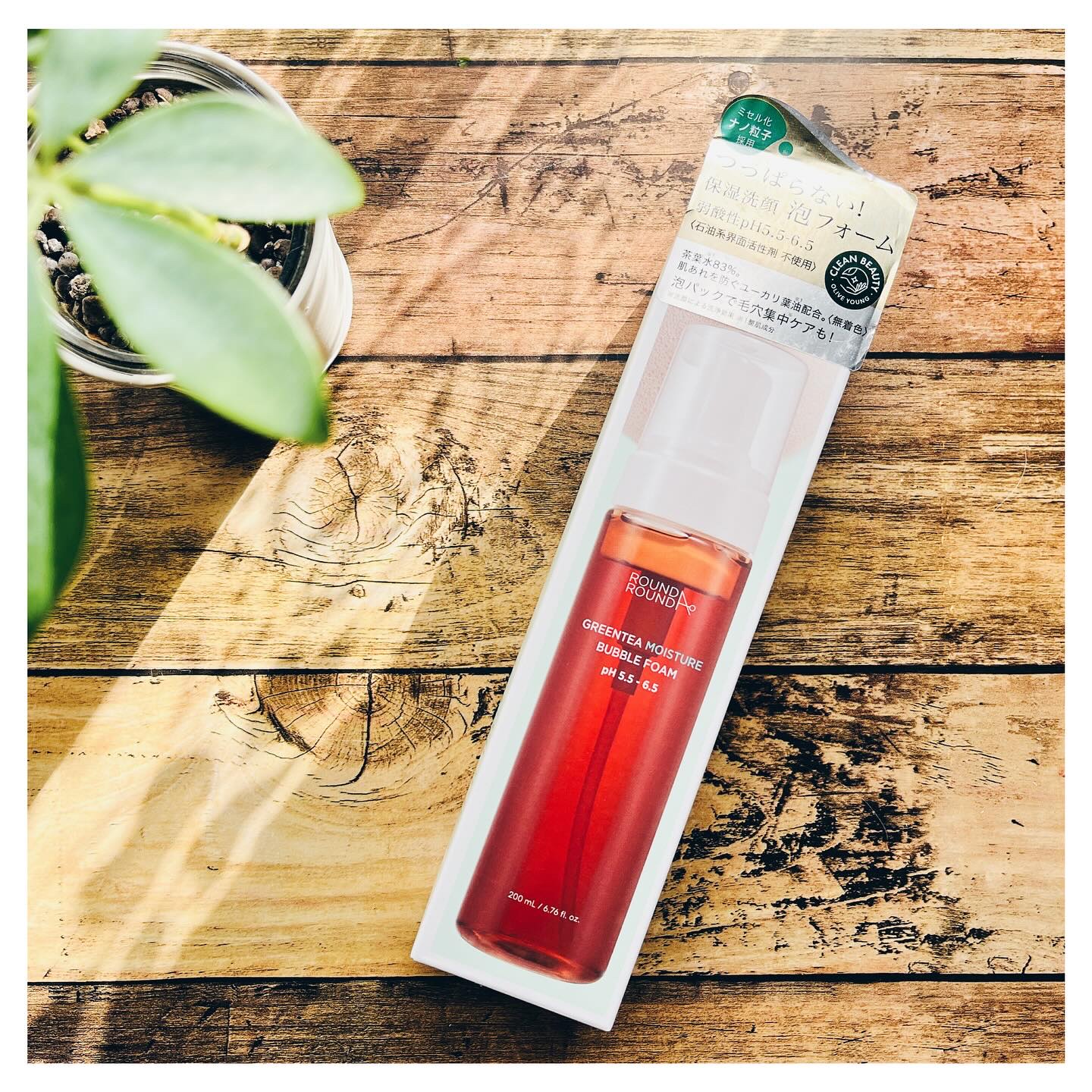 グリーンティーモイスチャーバブルフォーム/ラウンドアラウンド/泡洗顔を使ったクチコミ（2枚目）
