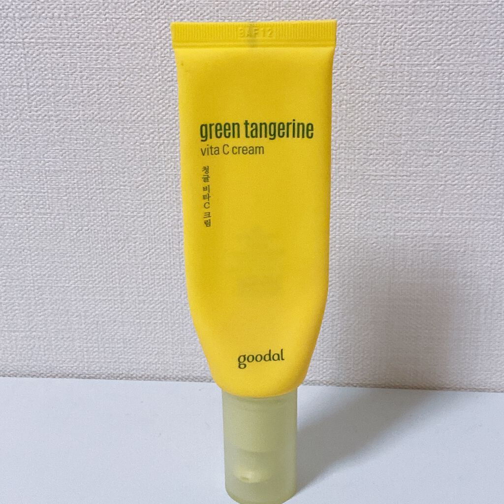 グーダルVクリーム(goodal GREEN TANGERINE V CREAM SET)/goodal/フェイスクリームを使ったクチコミ(1枚目)