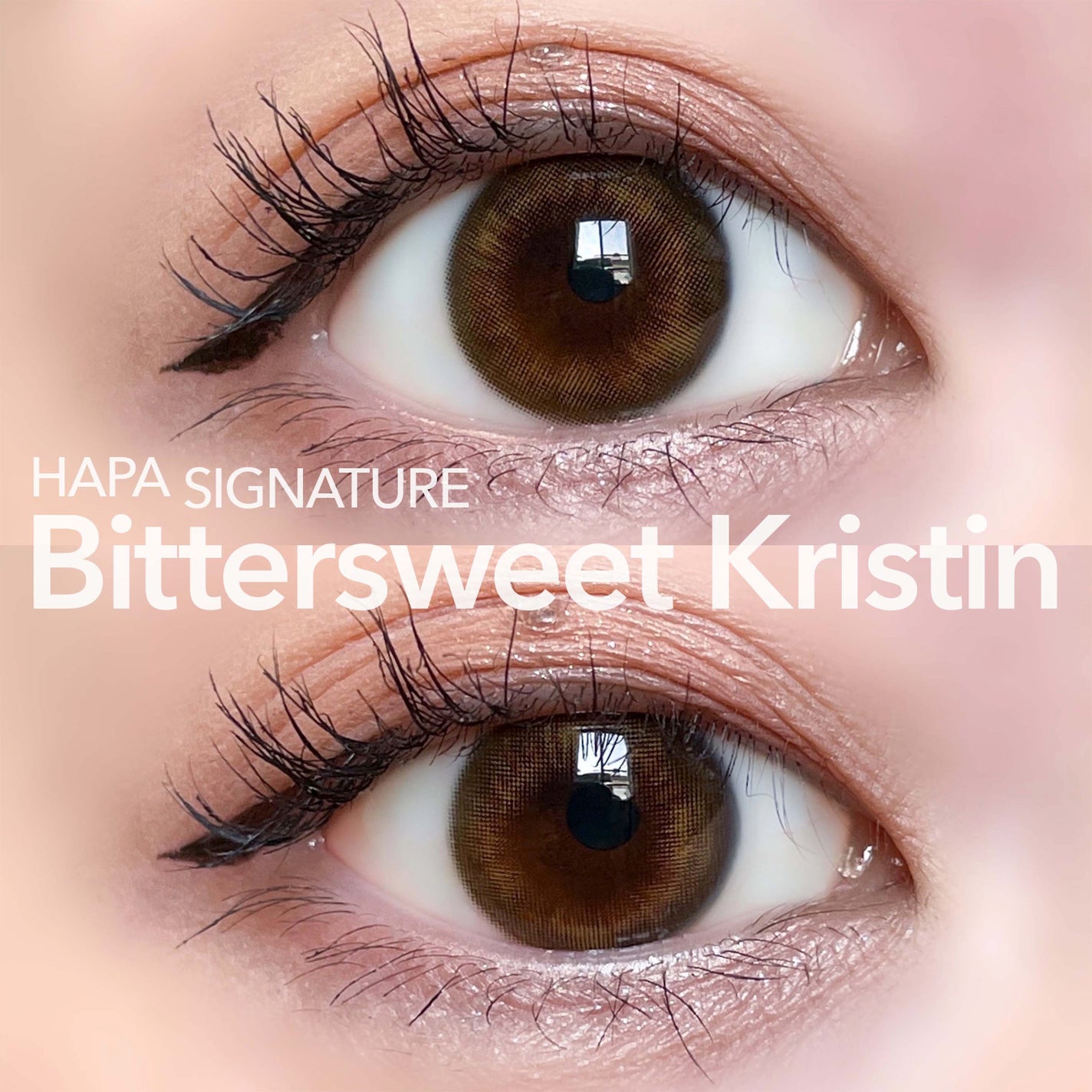 ビタースイートクリスティン/Hapa kristin/カラーコンタクトレンズを使ったクチコミ(2枚目)