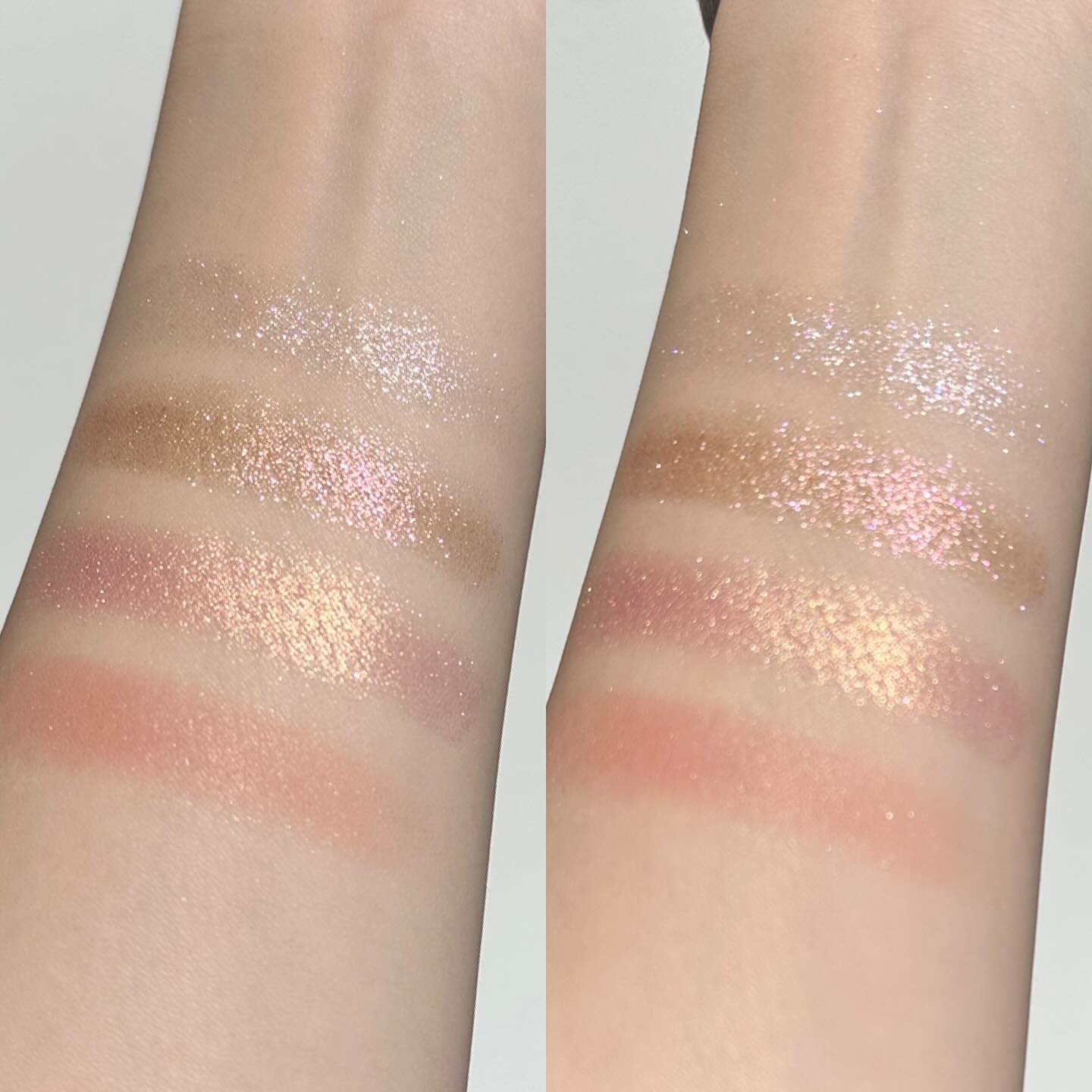 リュクス アイシャドウ クォード グロウ ウィズ ラブ コレクション ミルキー ウェイ リュクス アイシャドウ クォード/BOBBI BROWN/アイシャドウパレットを使ったクチコミ（2枚目）