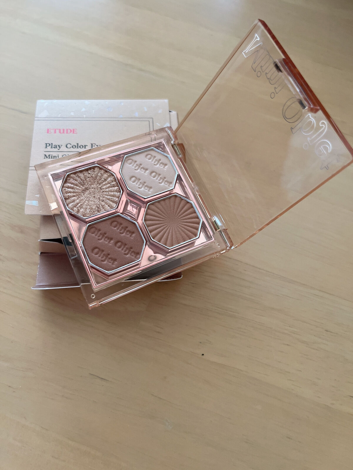 プレイカラーアイズ ミニオブジェ/ETUDE/アイシャドウパレットを使ったクチコミ（2枚目）