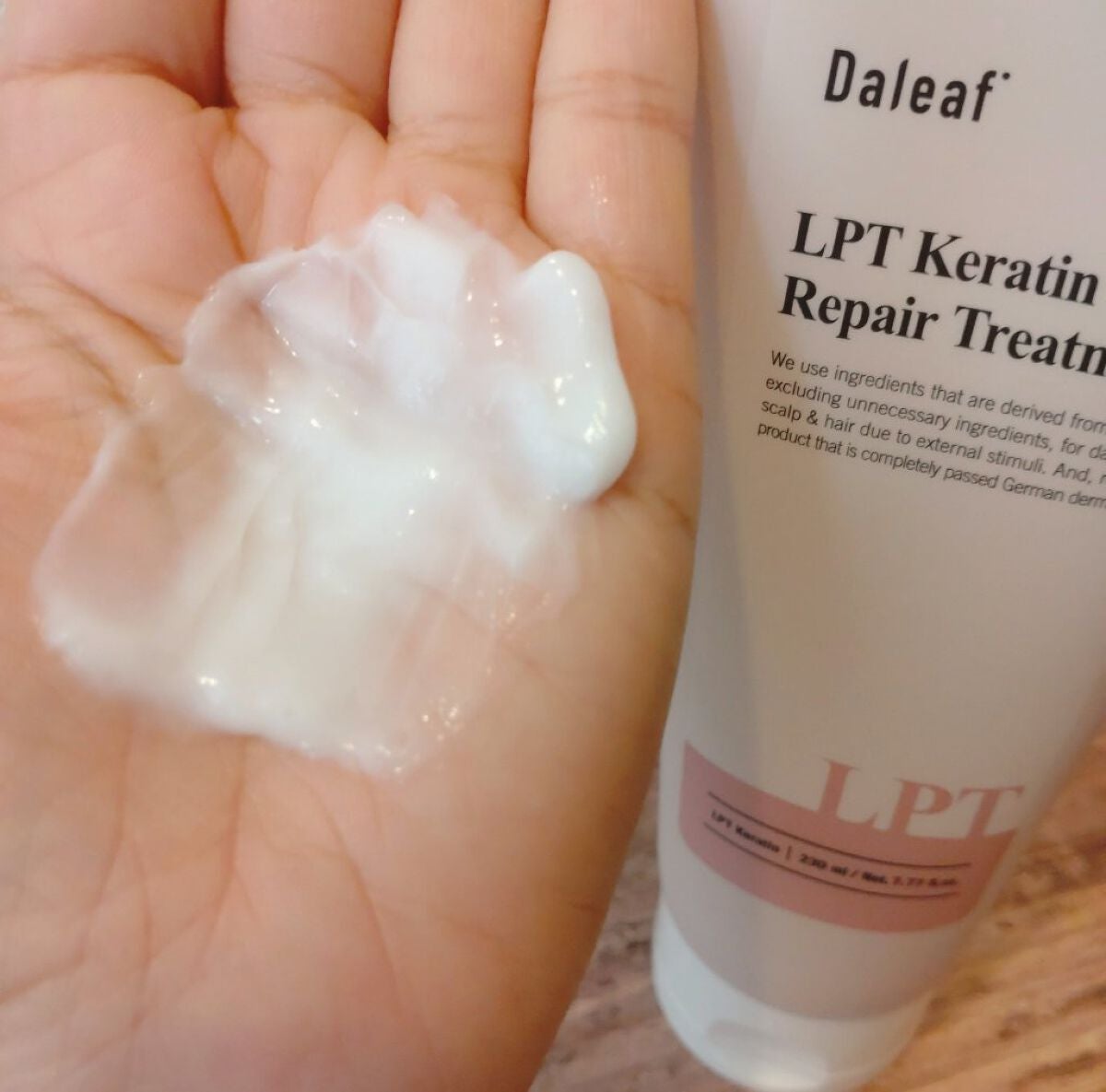 LPTケラチンリペアトリートメント/Daleaf/洗い流すヘアトリートメントを使ったクチコミ(4枚目)