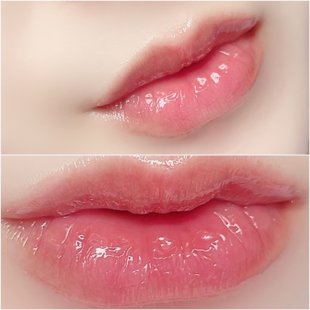 ジューシーパンピンググロス/INTO U/リップグロスを使ったクチコミ(3枚目)