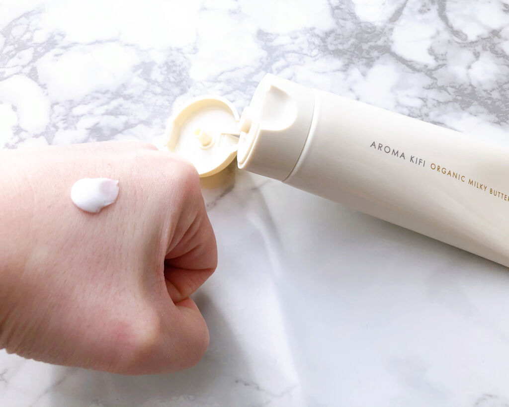 アロマキフィオーガニック ミルキーバター ナチュラルスムース/AROMA KIFI/ヘアムースを使ったクチコミ（2枚目）