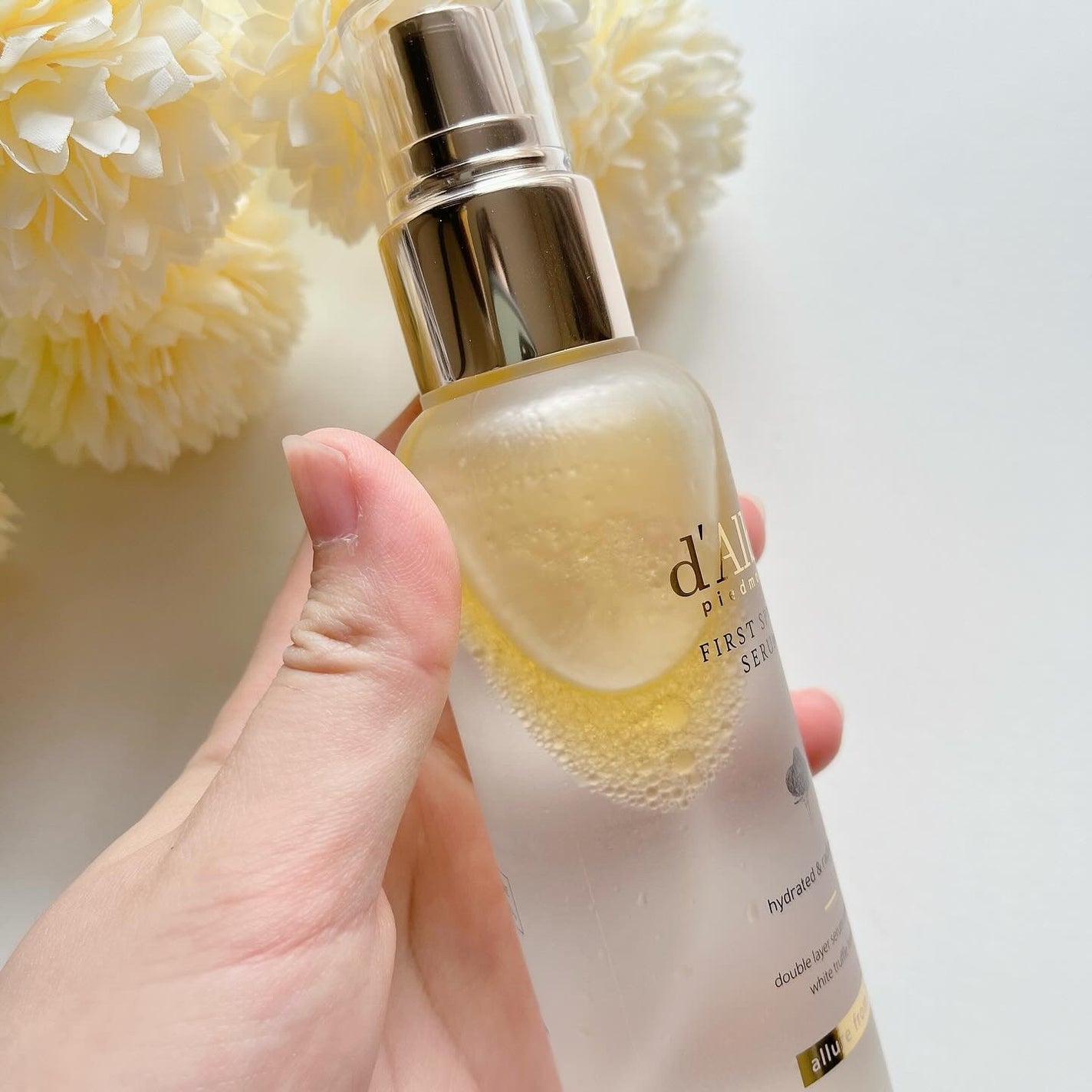 ダルバ ホワイトトリュフファーストスプレーセラム/ダルバ/ミスト状化粧水を使ったクチコミ(2枚目)