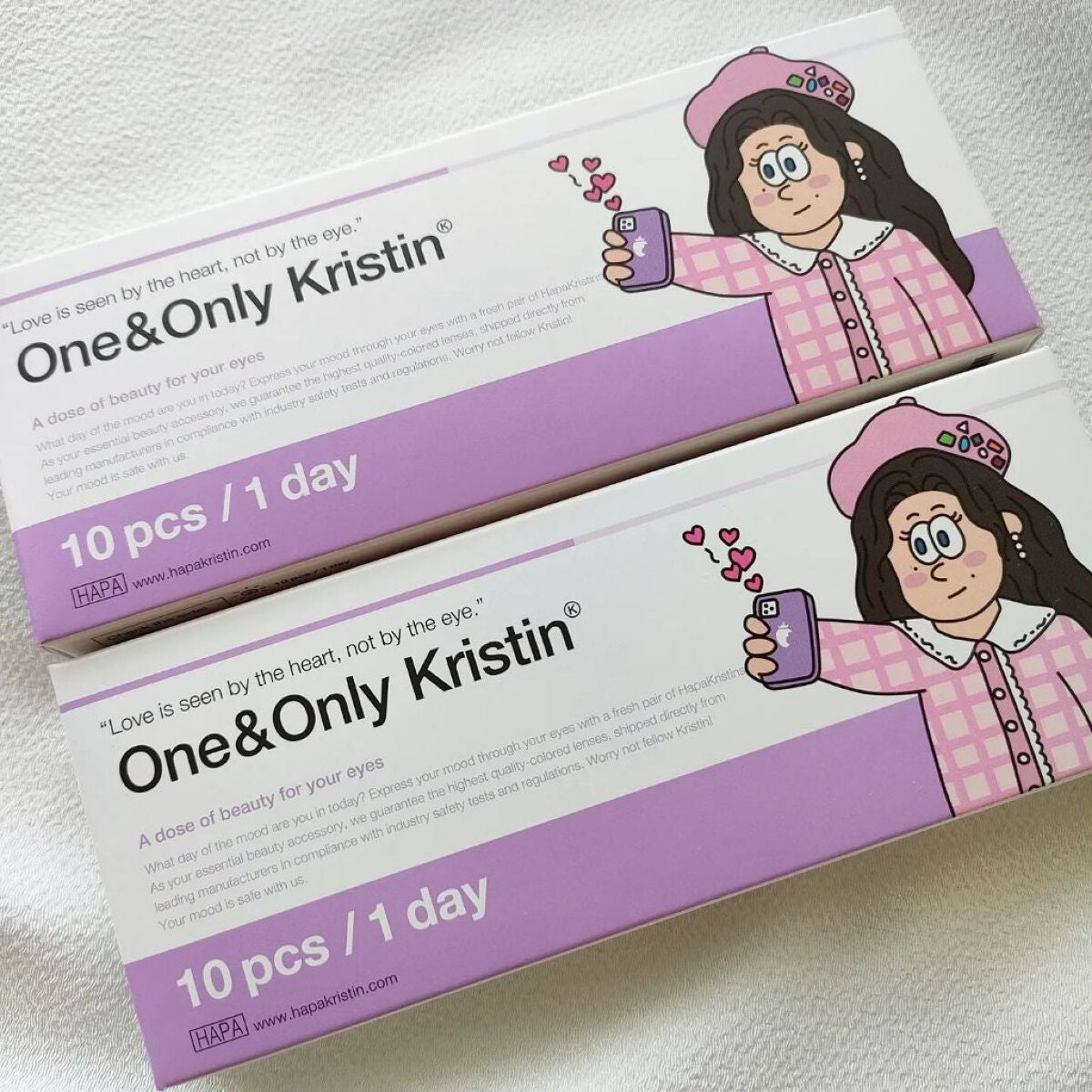 One & Only Kristin/Hapa kristin/カラーコンタクトレンズを使ったクチコミ(7枚目)