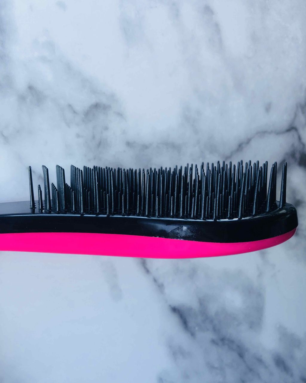 絡みにくい！髪通りなめらか長短2段ヘアブラシ/キャンドゥ/ヘアブラシを使ったクチコミ（2枚目）