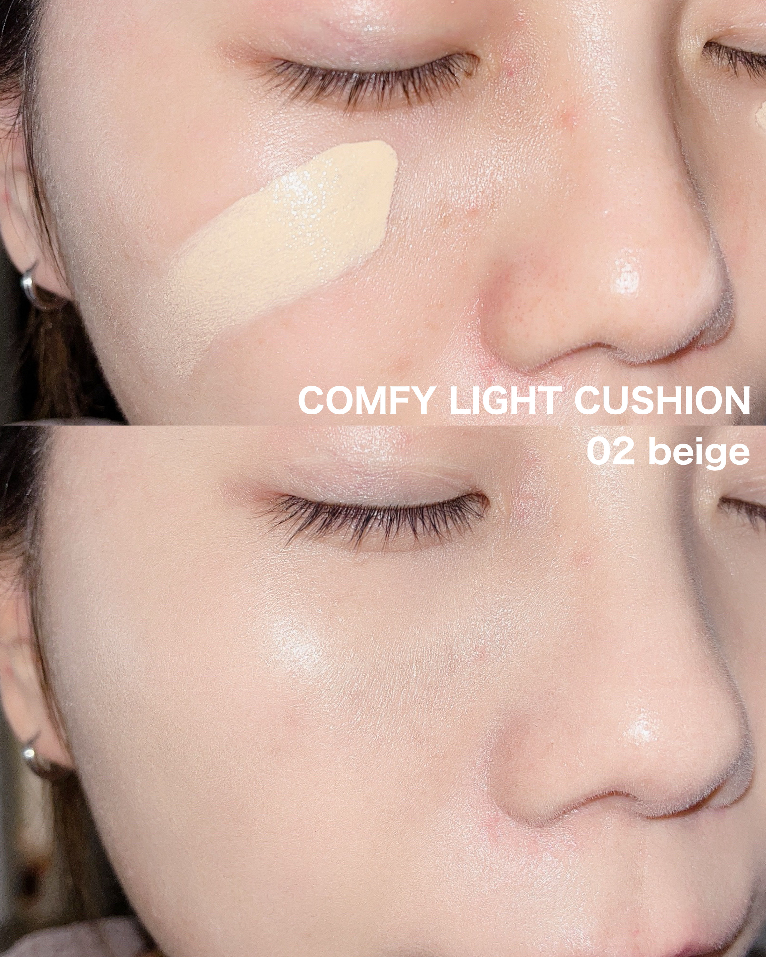 コンフィーライトクッション/LUNA/クッションファンデーションを使ったクチコミ（3枚目）