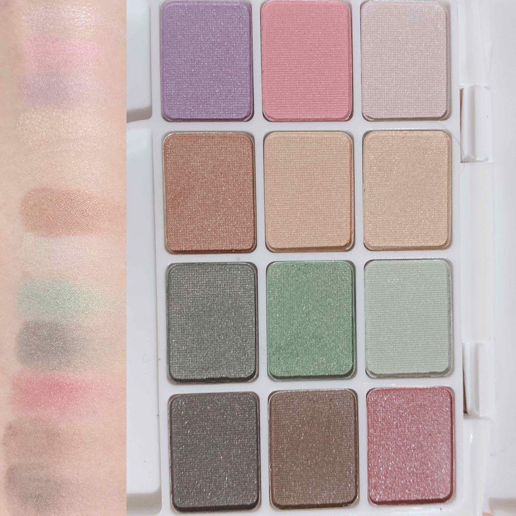 12色アイシャドウパレット/LOUJENE/アイシャドウパレットを使ったクチコミ（3枚目）