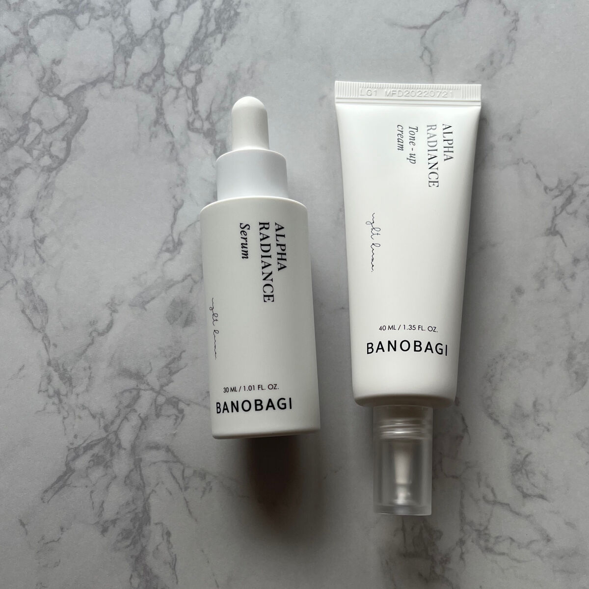 アルファ ラディアンス トーンアップクリーム/BANOBAGI/フェイスクリームを使ったクチコミ（2枚目）