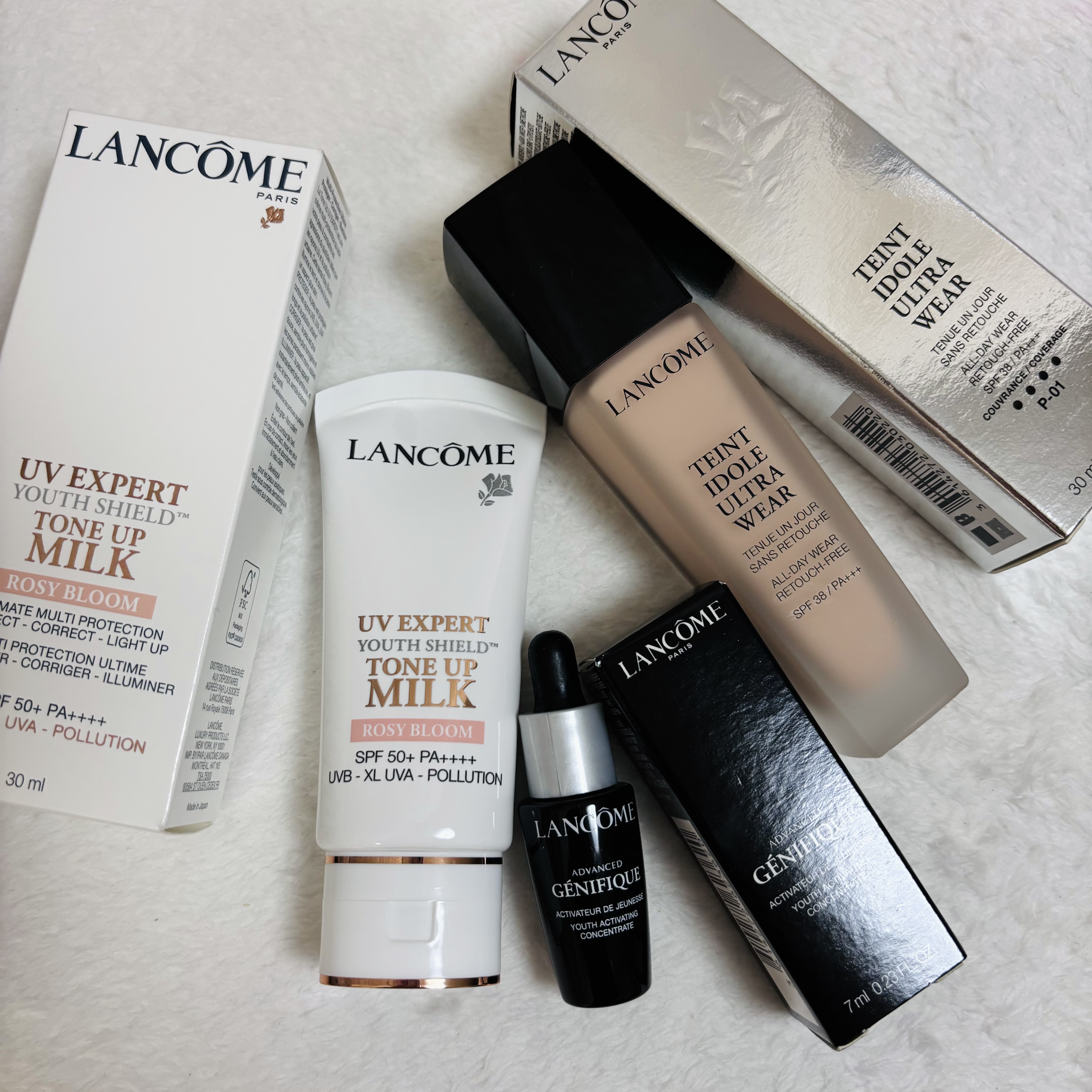 タンイドル ウルトラ ウェア リキッド P-01/LANCOME/リキッドファンデーションを使ったクチコミ（1枚目）