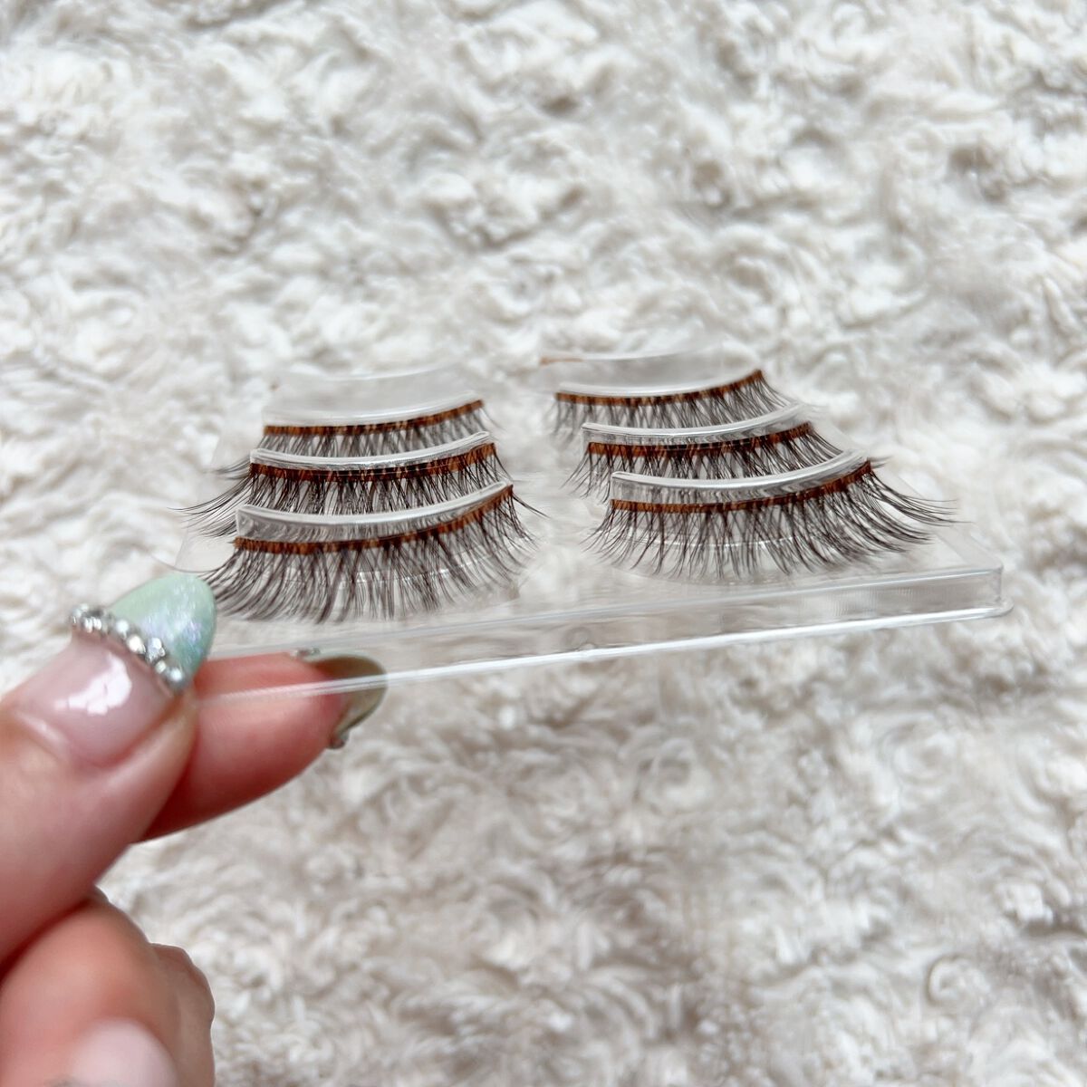 ミッシュブルーミン 3Dアイラッシュライン No.12 スウィートブラウン/ミッシュブルーミン/つけまつげを使ったクチコミ（3枚目）