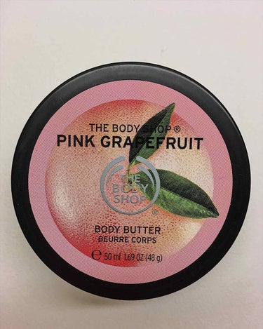 ボディバター ピンクグレープフルーツ/THE BODY SHOP/ボディクリームを使ったクチコミ（1枚目）