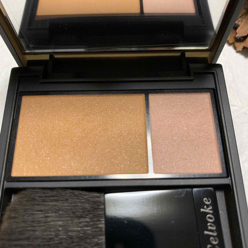 セルヴォーク カムフィー ブラッシュ/Celvoke/パウダーチークを使ったクチコミ(2枚目)