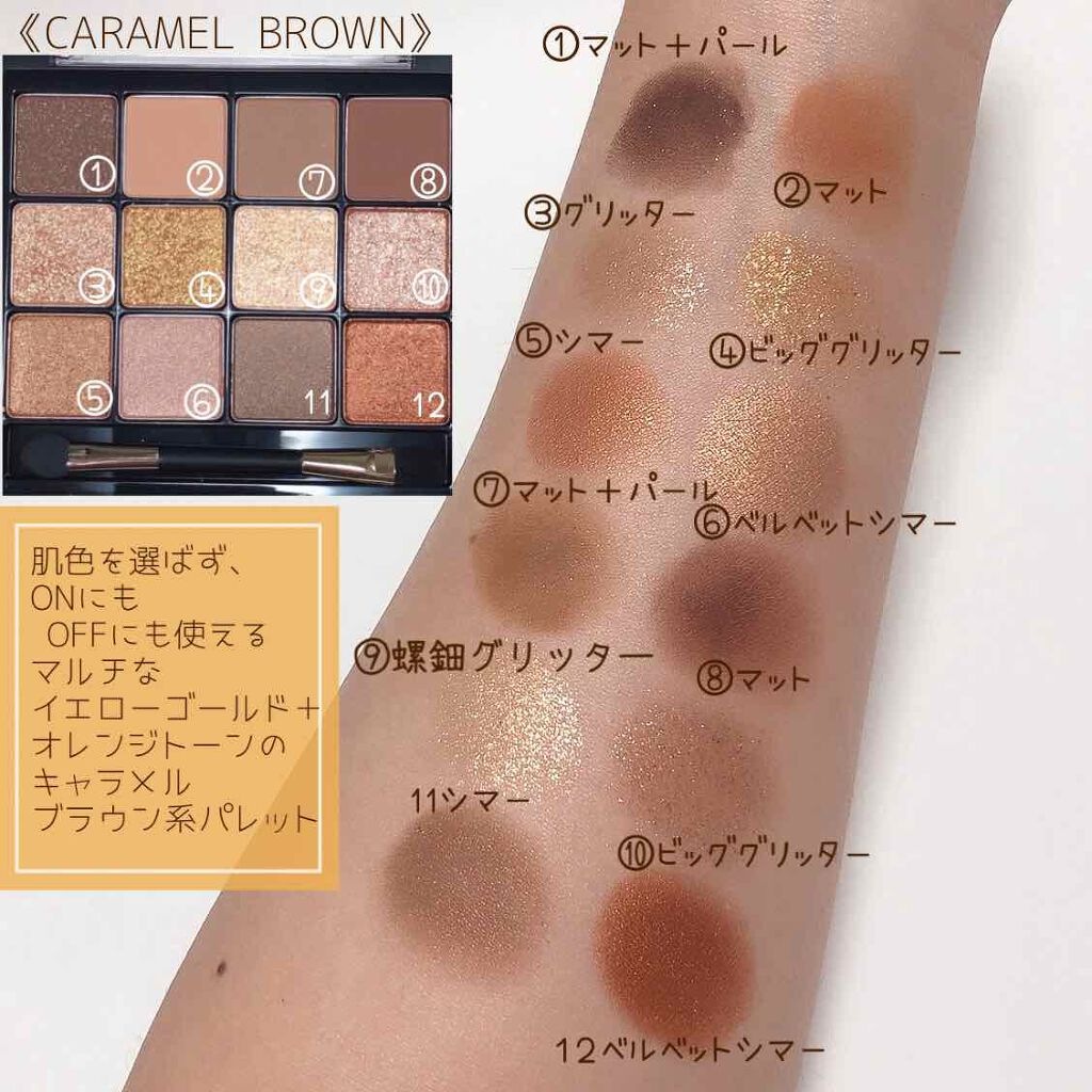 グラムチェンジマルチパレット/A.BLACK/マルチパレットを使ったクチコミ（3枚目）