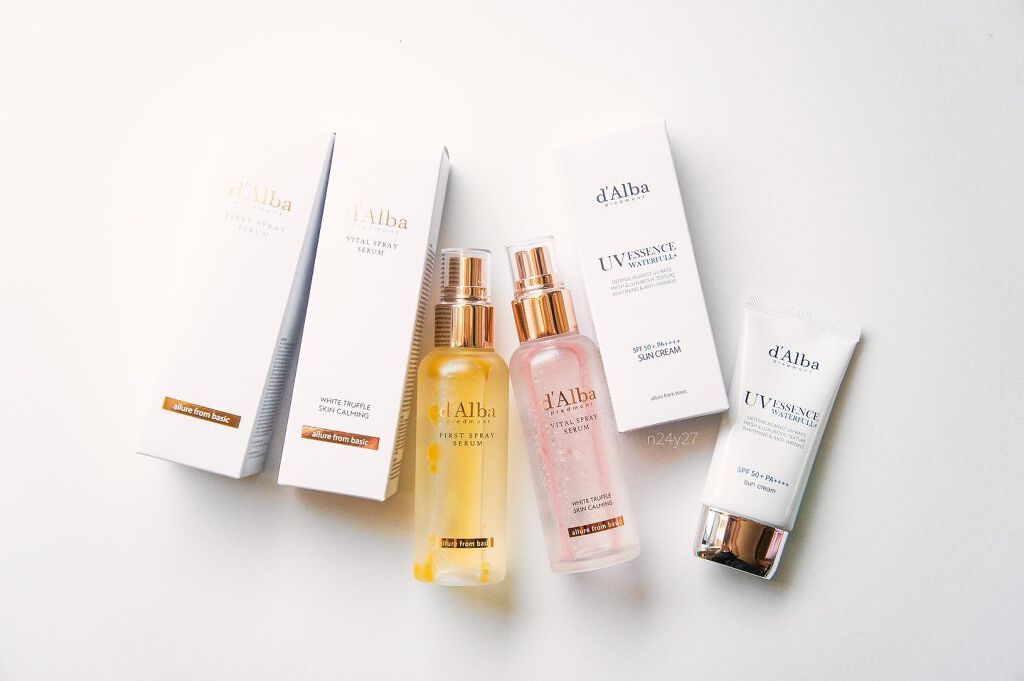 ダルバ ホワイトトリュフファーストスプレーセラム/ダルバ/ミスト状化粧水を使ったクチコミ（2枚目）