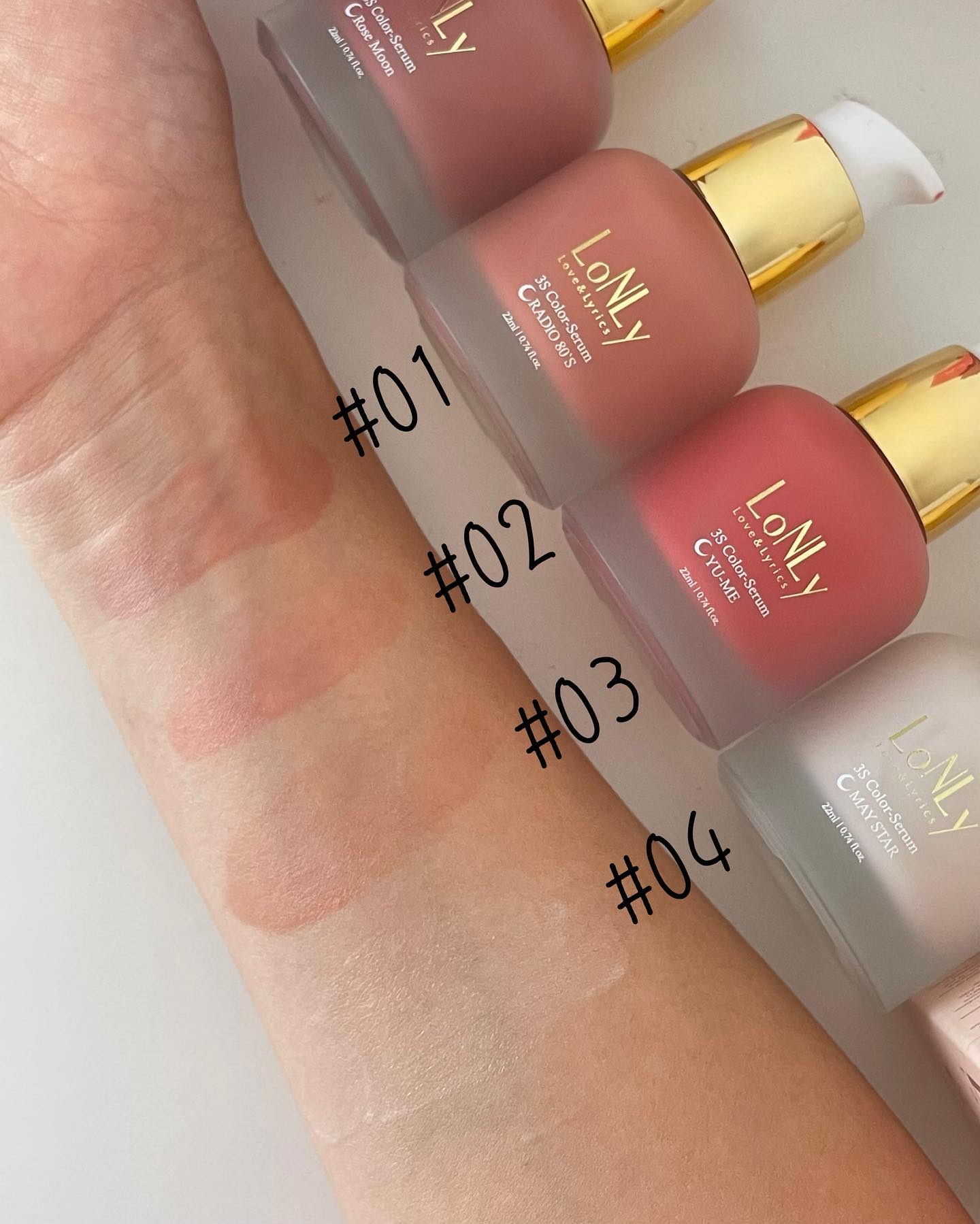 3S カラーセラム/LoNLy /リキッドチークを使ったクチコミ（3枚目）