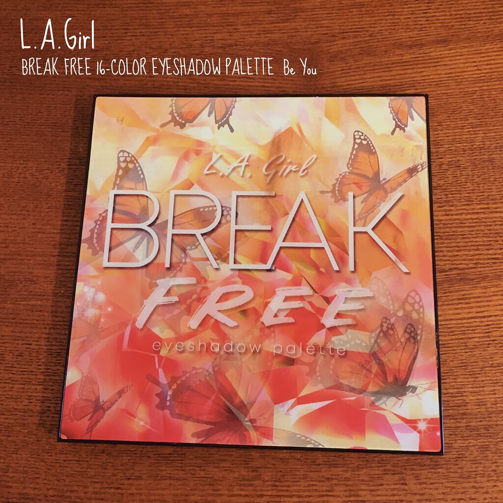 BREAK FREE 16-COLOR EYESHADOW PALETTE/L.A.Girl/アイシャドウパレットを使ったクチコミ(1枚目)