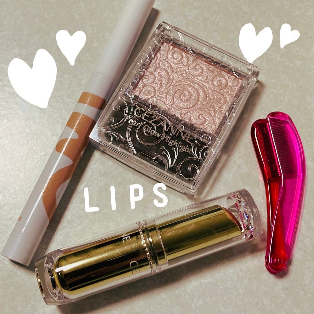 ラスティンググロスリップ/CEZANNE/口紅を使ったクチコミ(1枚目)