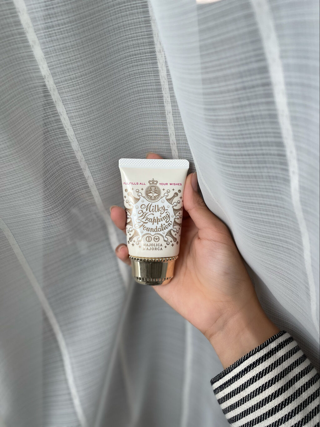 ミルキーラッピングファンデ/MAJOLICA MAJORCA/リキッドファンデーションを使ったクチコミ（2枚目）