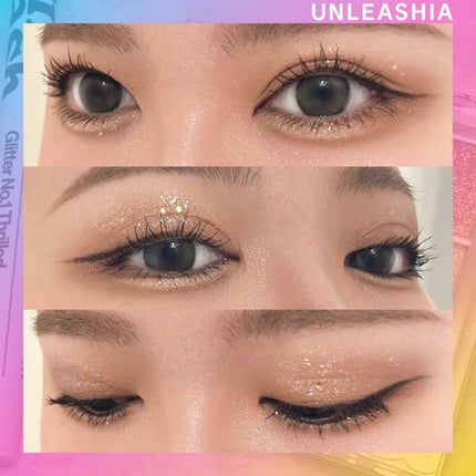 プリティー イージーグリッタースティック/unleashia/グリッターを使ったクチコミ(2枚目)