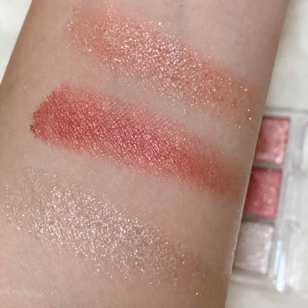 WHY NOT SPINNS 3色アイシャドウ プリズム/DAISO/アイシャドウパレットを使ったクチコミ（3枚目）