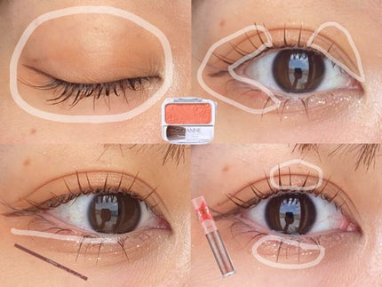 クリーミータッチライナー/キャンメイク/ジェルアイライナーを使ったクチコミ(3枚目)