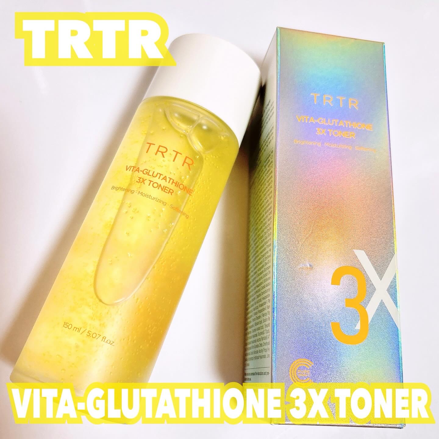 ビタ-グルタチオンスリーエックス トナー/TRTR/化粧水を使ったクチコミ（1枚目）