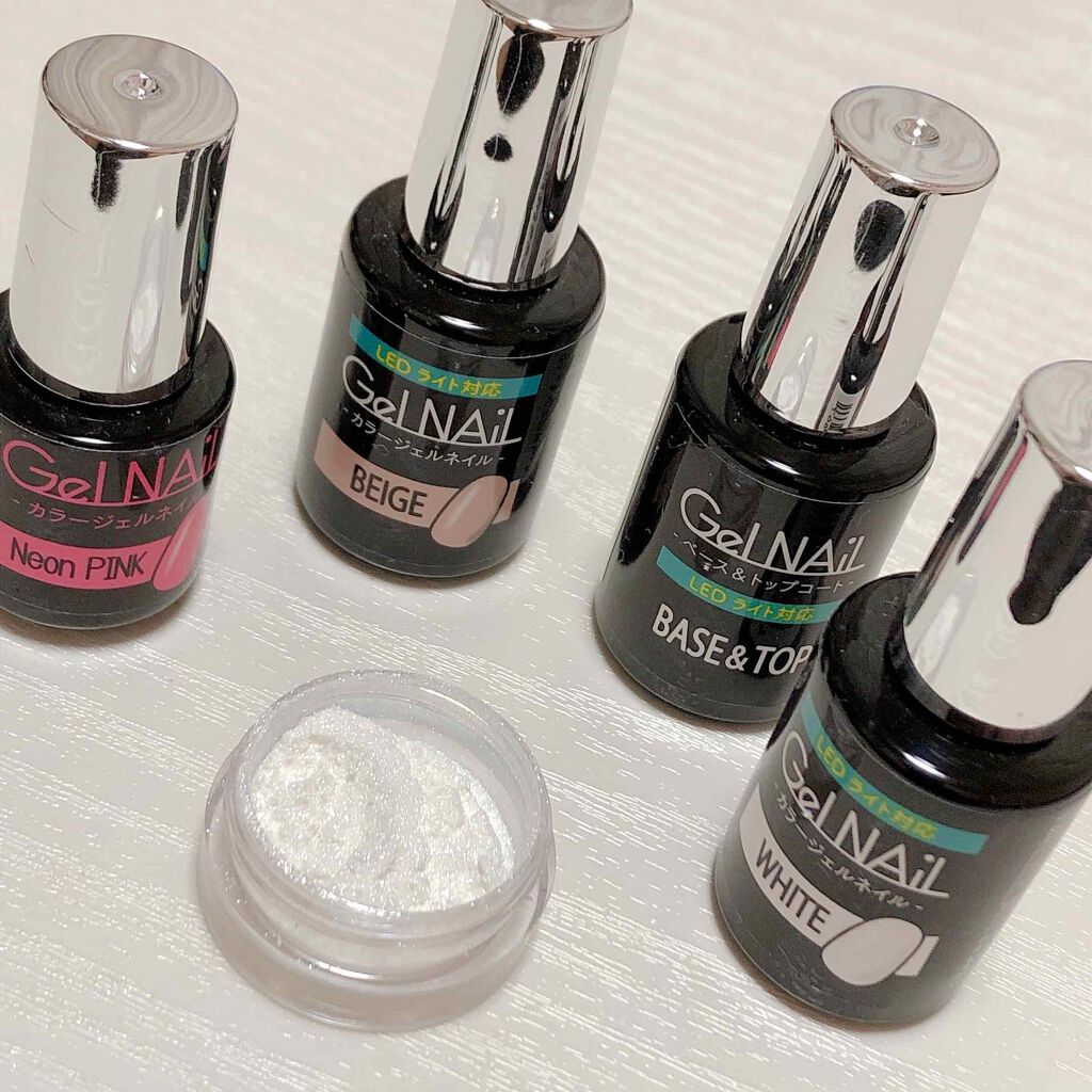 ジェルネイル(ライト対応)/セリア/ジェルネイルを使ったクチコミ(4枚目)